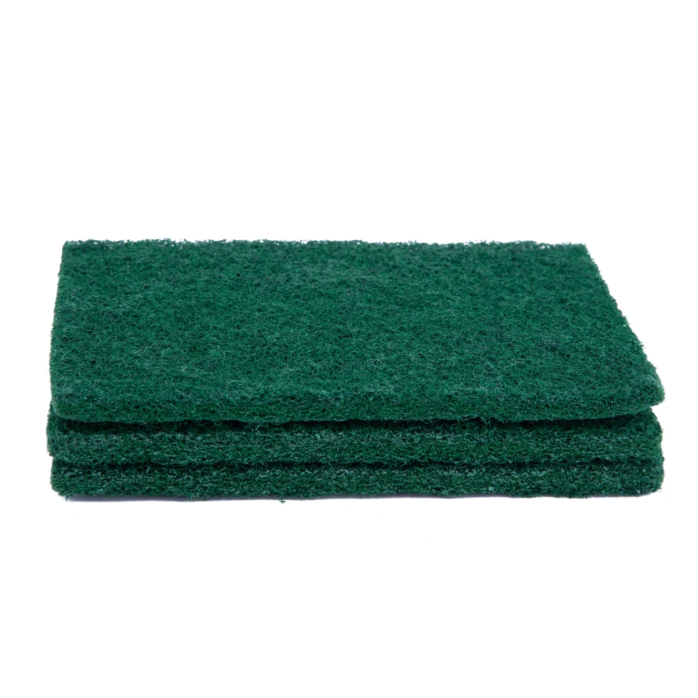 Heavy Duty Green Scouring Sponges Pad Rolls Kitchen Cleaning Scrub Pad