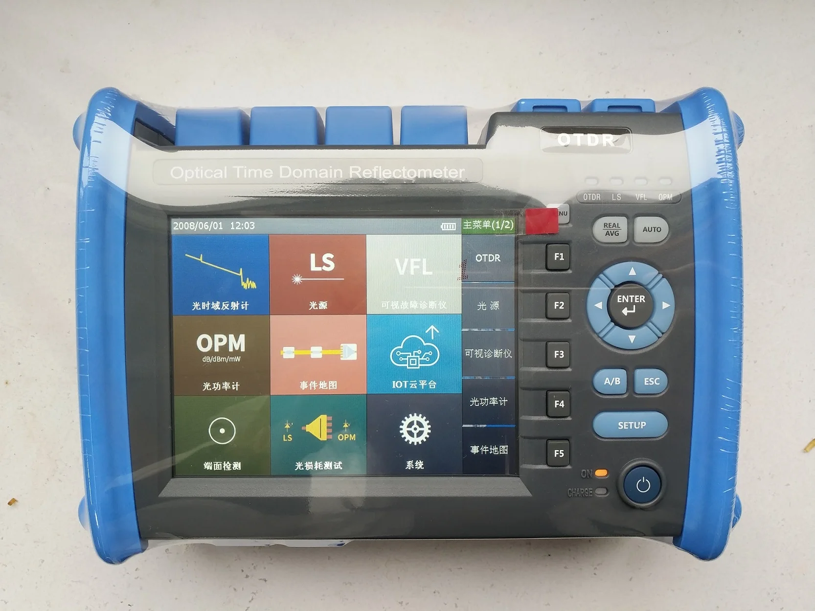 SM and MM hand-held multi-function optical time domain reflectometer(OTDR) supplier