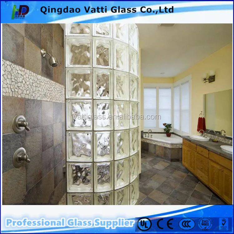Cloudy Glass Block,Acid Etched Glass Block,Decorative Parrale Glass