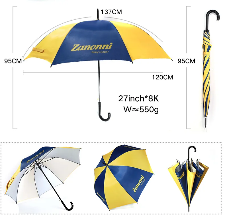 Wholesale cheap market custom brand umbrella