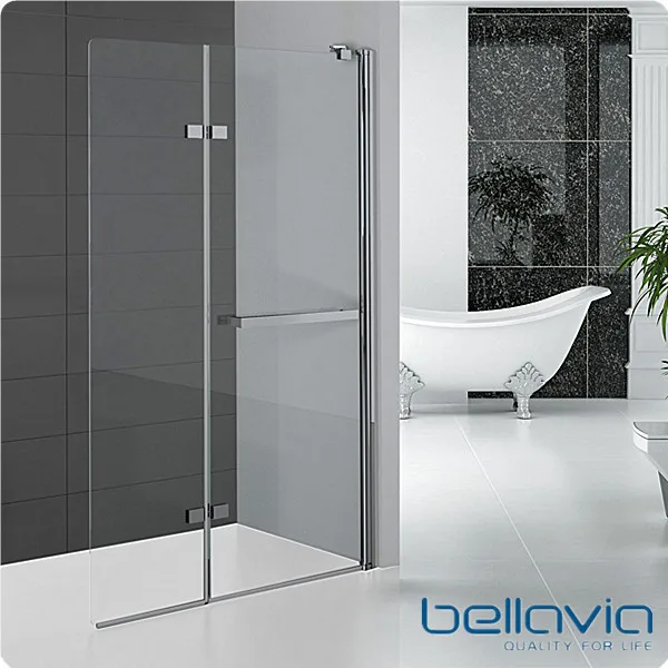 Two Glasses Folding Shower Screens,Bath Shower Screens,Free Standing