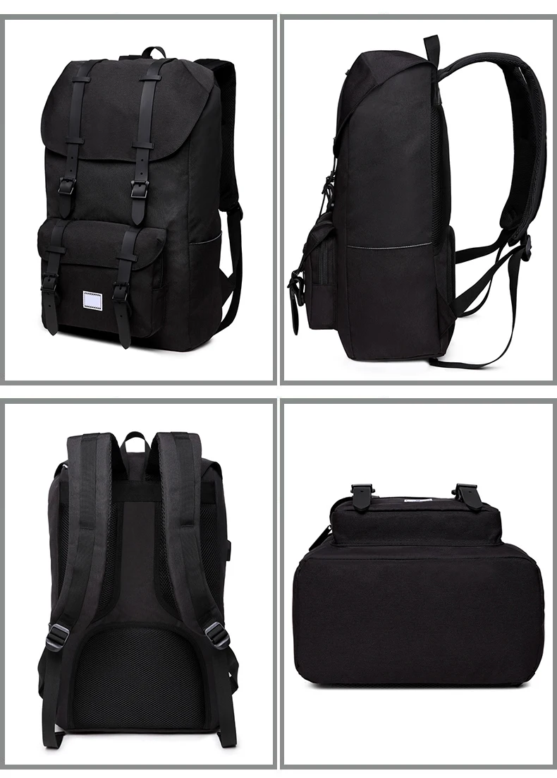Teenager large capacity famous brand waterproof USB changing leisure back pack rucksack school backpack bag