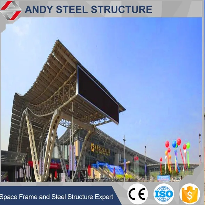 Steel Structure Prefabricated Shopping Mall Exhibition Hall - Buy ...