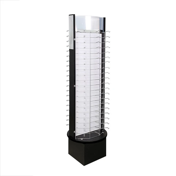 4 Side Sunglasses Rotating Floor Standing Custom Glasses Display Stand