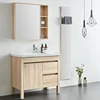 German Style Designs Freestanding Design Solid Wood Plywood Bathroom Cabinets And Vanities With Leg