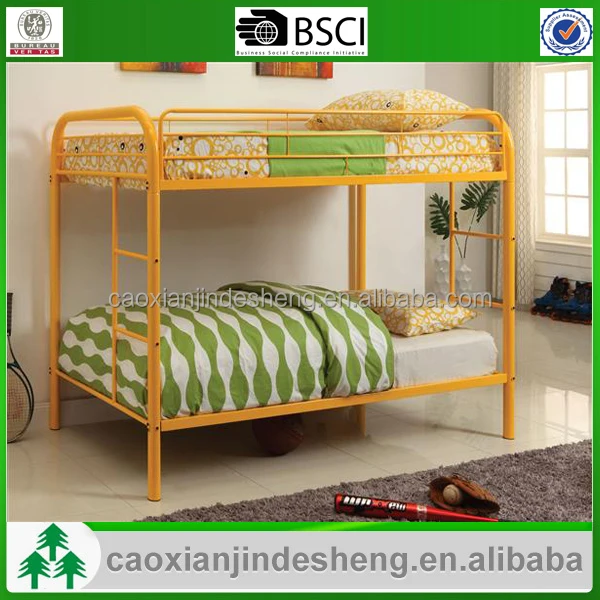 Metal Double Bunk Bed Adult Cabin Beds Twin Over Queen Bunk Bed