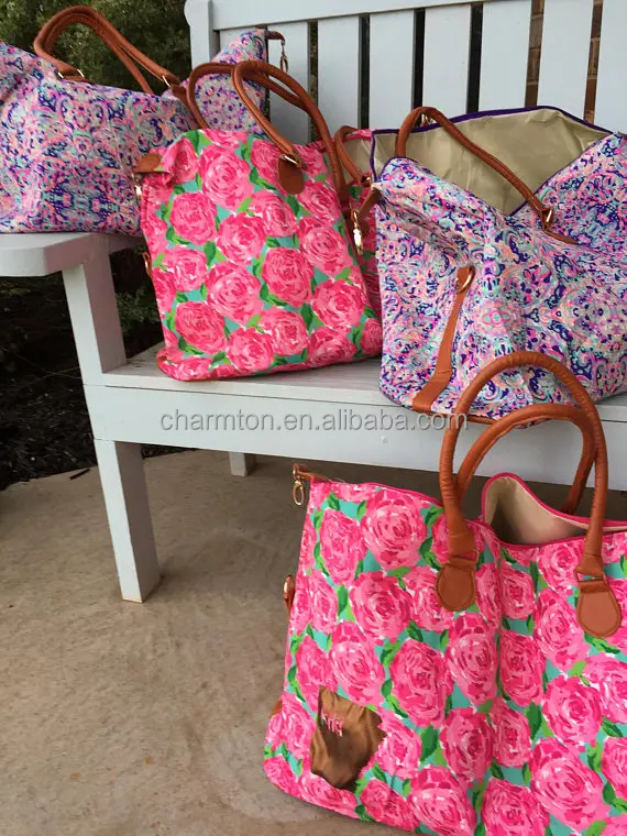 New Arrival Personalized Lilly Pulitzer Weekender New Arrival Personalized Lilly Pulitzer Weekender Product On Alibaba