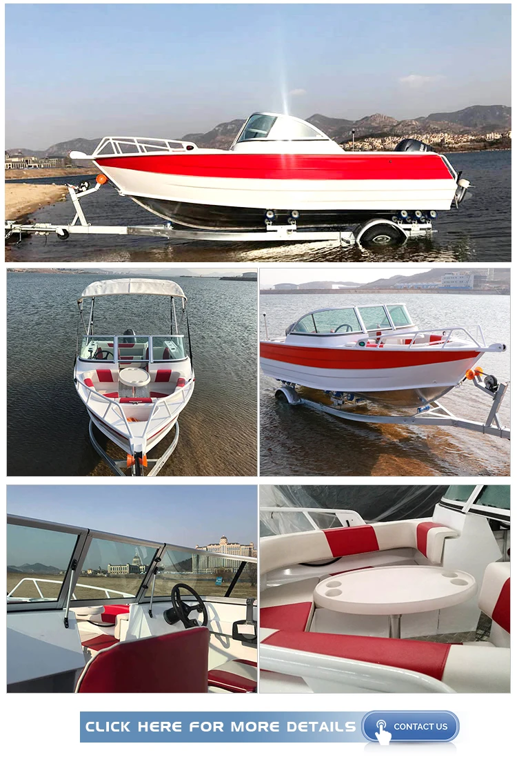 China supplier 5m bowrider fishing yacht boats with CE approved