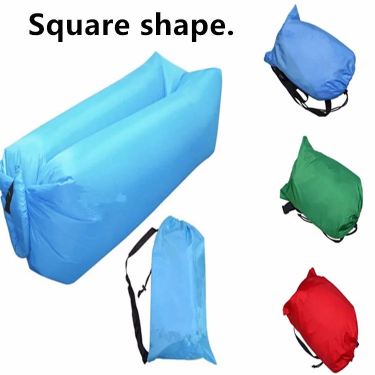 Comfortable Lounge Chair Sleeping Inflatable Banana Sofa Bed With