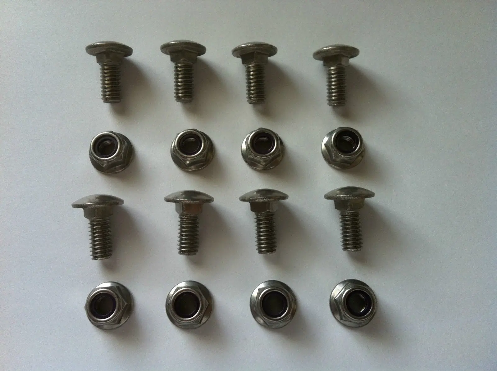8 Pack - Stainless Steel Replacement Nuts/Bolts for 712-04063 / 710-0451