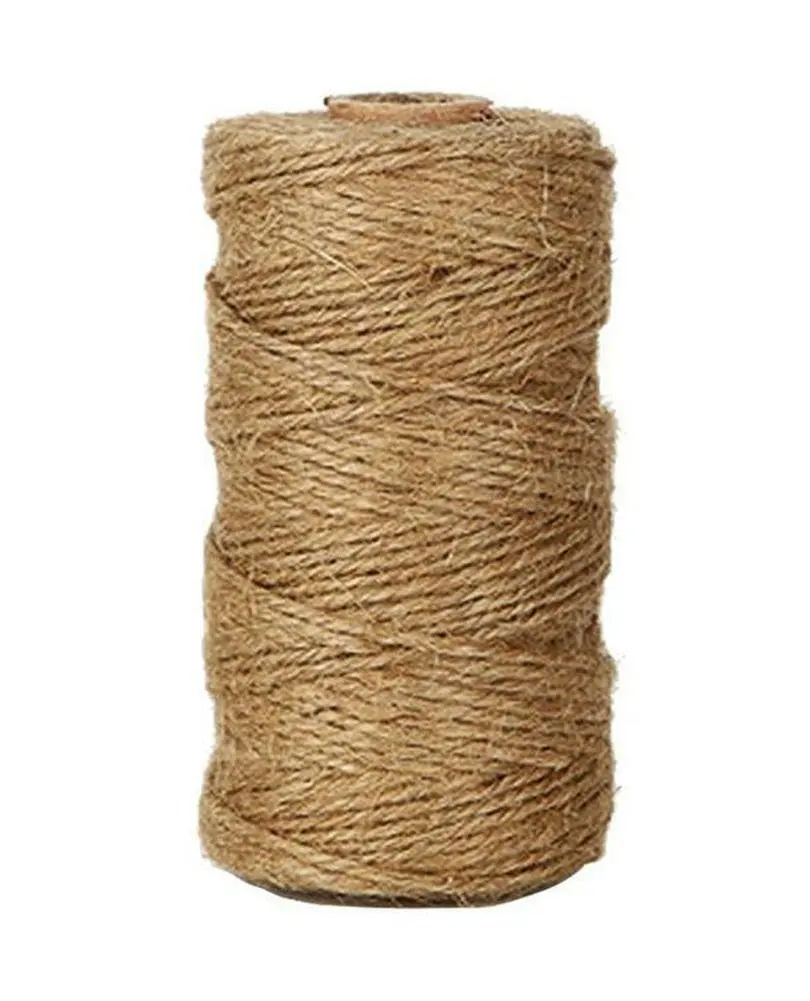 100M Da.Wa Handmade Hemp Rope Roll Jute Twine Box Cotton Bakers Twine Party Decoration Gift Wrap Packing Rope