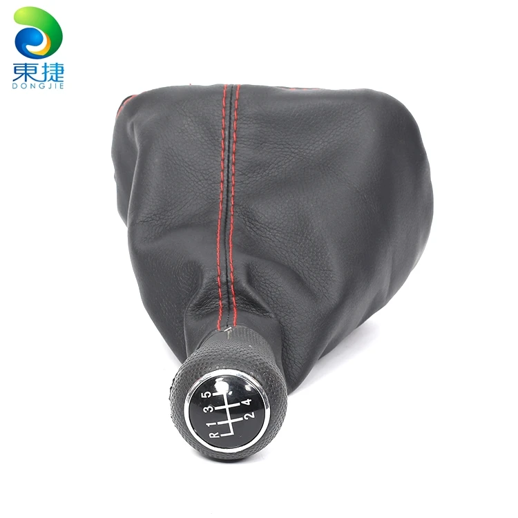 Car Gear Shift Knob Lever Head Gaiter Boot Cover Collar For Golf Jetta