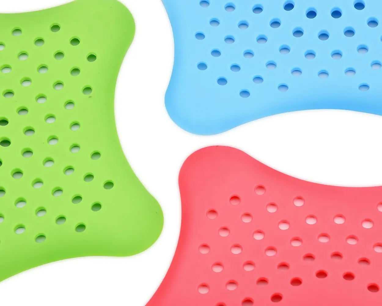 Drain Hair Catcher Sink Filter Star Shaped Bath Shower Drain Plug Hole