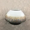 White Rough Surface Effect Indoor plant holder, ceramic white plant pot, vintage pot holders