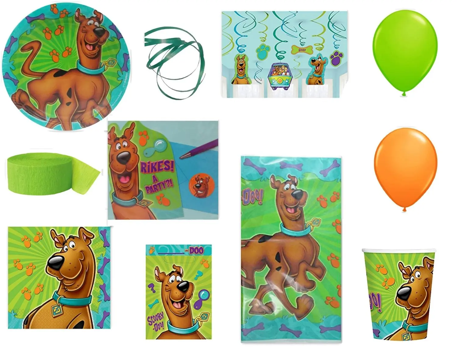 Scooby Doo Birthday Party Supplies And Balloon Decorations