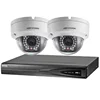 Hikvision 4mp Dome Camera Kit 2pcs CCTV IP Camera DS-2CD2142WD-I & 4-ch NVR DS-7604NI-E1/4P HDD Optional