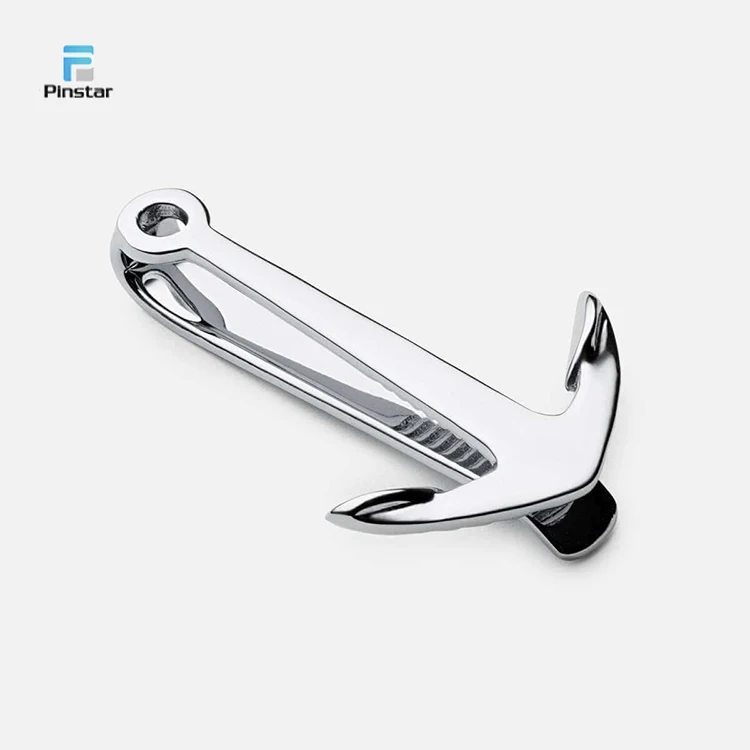China hot style custom delicately packed business suit stainless steel tie clip / bar