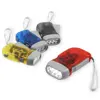 Light Hand Crank Flashlight with 3 LED Pure White light for Emergency, Camping
