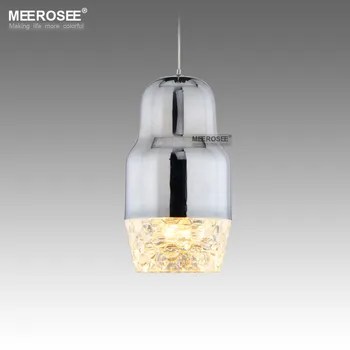 Meerosee Colgante De Vidrio Lámpara Colgante Led Luces De Lámpara Para