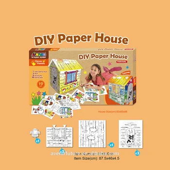 Christmas Coloring Paper Houses To Make And Decorate For The Holidays Easy Papercraft Christmas Coloring Paper Houses To Make And Decorate For The Holidays Easy Papercraft