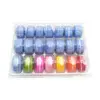 21pcs macaron plastic packaging clamshell cd blister box packaging clamshell blister packaging
