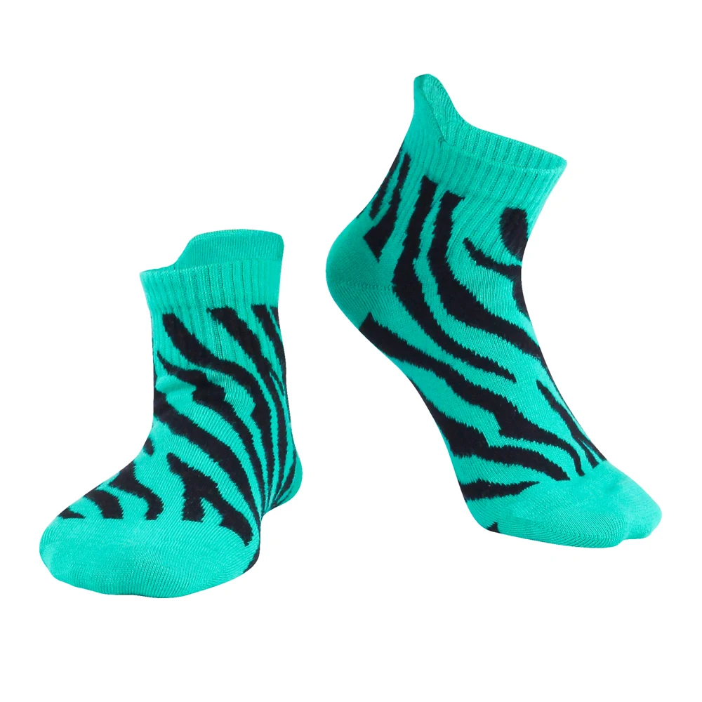 Female Male European And American Cartoon Street Socks Striped Short Low Cut Streetwear Custom Skateboard Socks