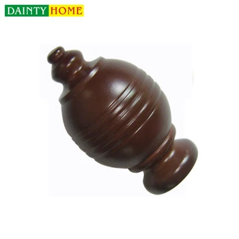 Fashionable Decorative Wooden Curtain Poles Brackets Accessories