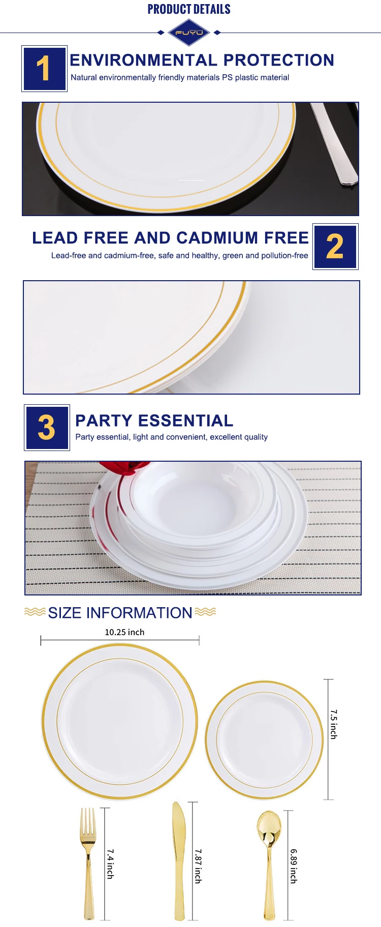 High Quality Disposable Heavy Cheap Reusable Plastic Plates Buy Cheap