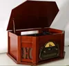 popular wooden make vinyl record player with MP3 player , vintage record player