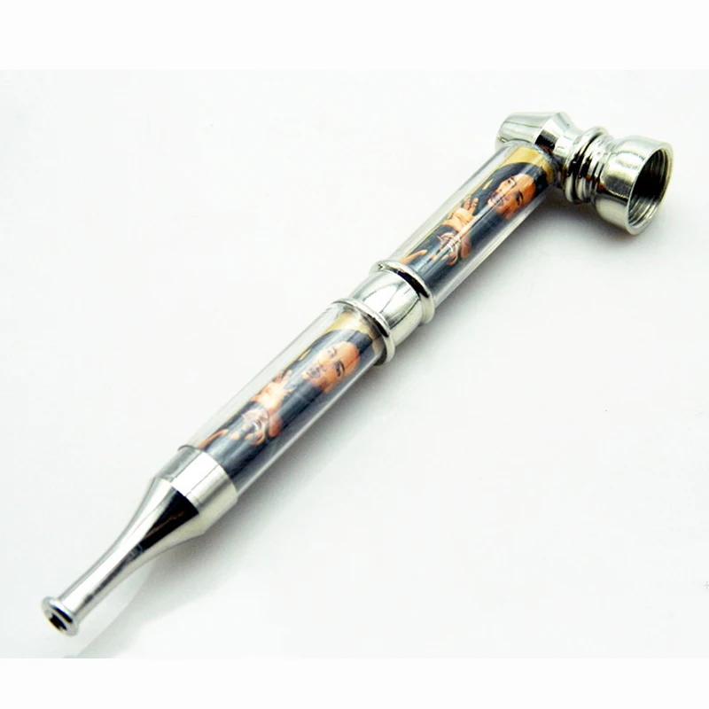 High Quality Metal Smoking Pipes Skull Pattern Weed Tobacco Pipe For