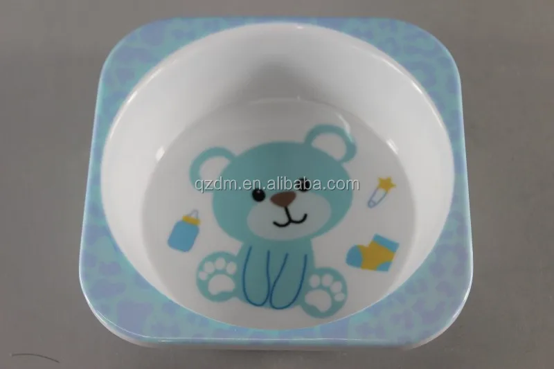 5.5 " Melamine Kid's Square Bowl