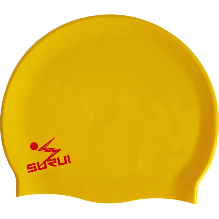 Best Selling Silicone Adult Custom Printing Mens Swim Cap
