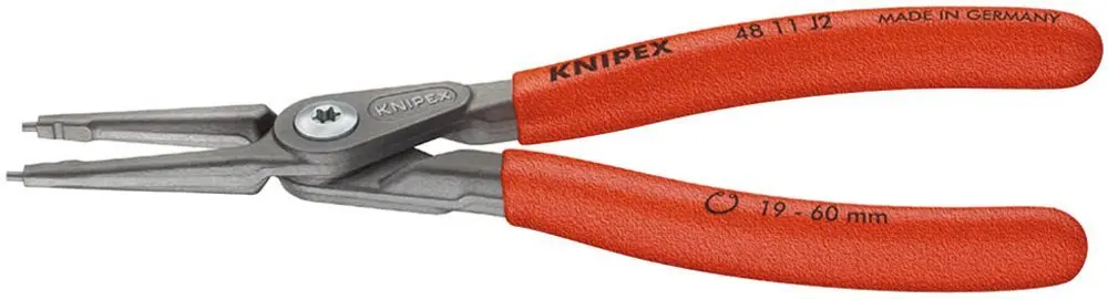 Knipex KPX4811J3 Precision Circlip Pliers Internal Straight 48 11 J3