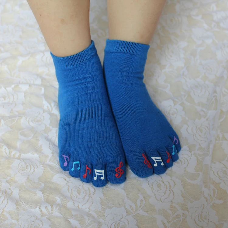 Music Design Cheap Fun Toe Socks Buy Funny Toe Socks,Cheap Toe Socks