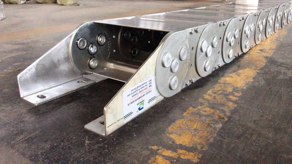 Fully Enclosed Type Flexible Stainless Steel Cable Drag Chain For