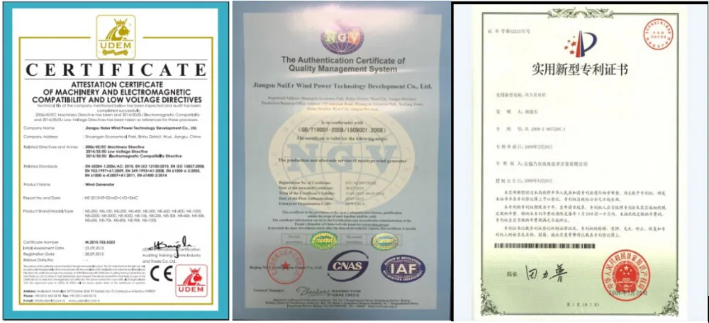 600w 12v/24v/48v vertical axis wind generator/ wind mill