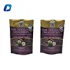 Customized and printed aluminum foil stand up ziplock nuts packaging