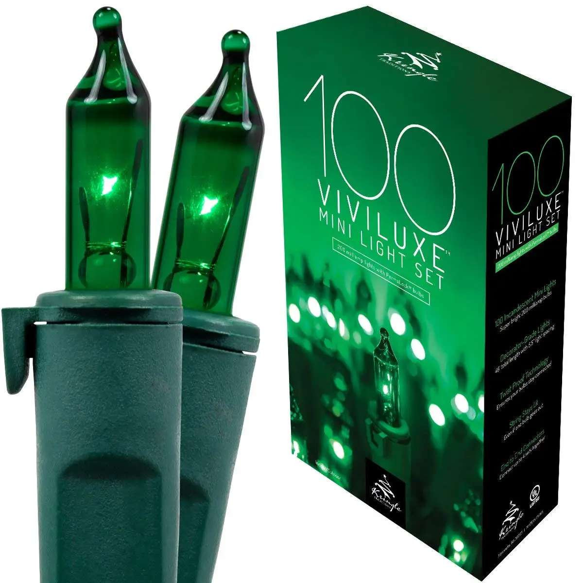 Mini Christmas Bubble Lights Find Get Quotations Viviluxe 100 Green Lights Traditional Mini String Christmas Tree Indoor Outdoor