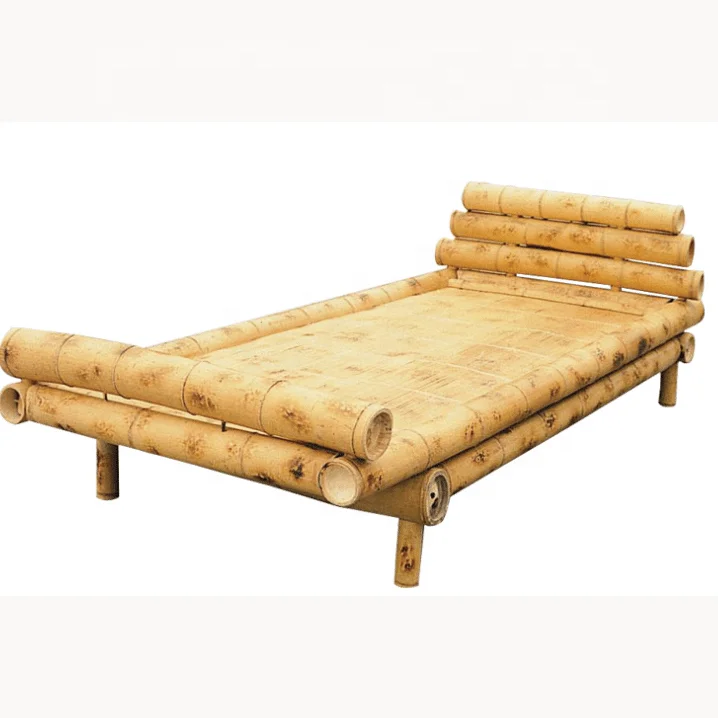 
carbonized bamboo bed 