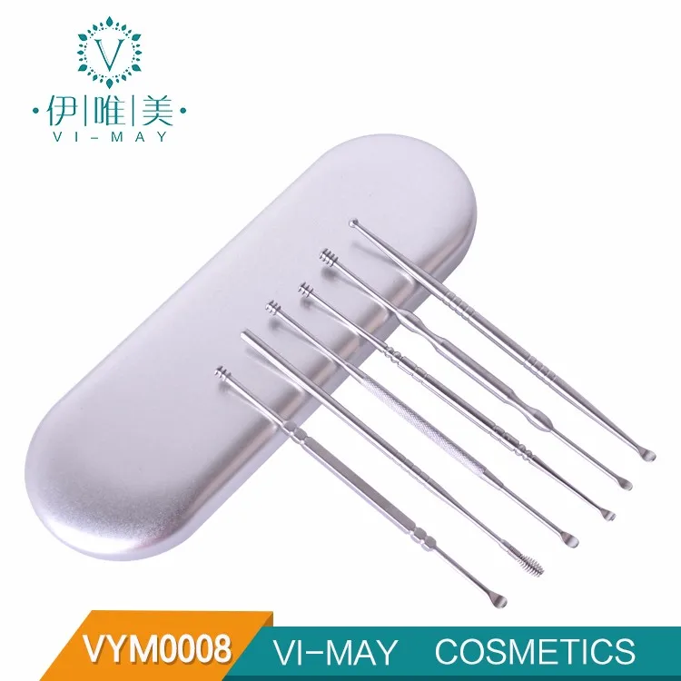 Vym0008 6pcs Stainless Steel Grade Ear Care Hygiene Kits Ear Cleaner Set Buy Stainless Steel