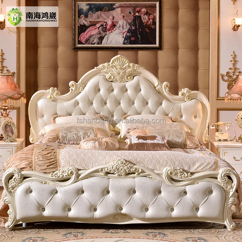 Antike rokoko schlafzimmer möbel bett europäischen barock bett ...