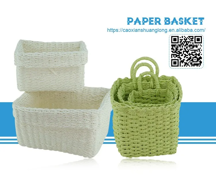2017 New Design Paper Storage Basket Paper Gift Bag For Sale Buy