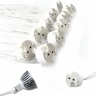 MR16 G4 GU5.3 バイピンソケット、ワイヤー LED ハロゲンランプセラミックワイヤーコネクターベースソケットアダプタベース