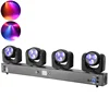 Professional stage disco event light 10w rgbw 4 heads dmx sharp beam bar dj moving head for stage equipment set