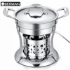 Table candle party food warmer , small buffet food warmers chafing dish kitchen equipment for home