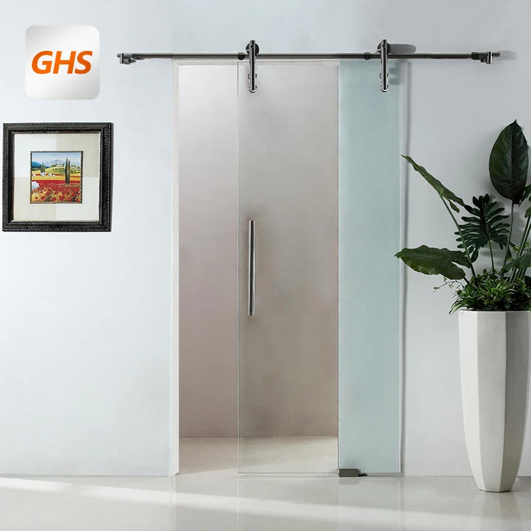 Безрамное закаленное стекло двери