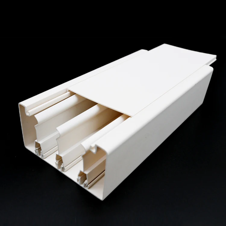 High Level Clip Cable Trunking 2 Channel/rigid Pvc Compartment Trunking