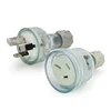 New-Zealand 3 Feet Flat Pin Connection Power Socket Transparent