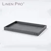 Special nets woven leather design food and coffee serving tray holder set for hotel