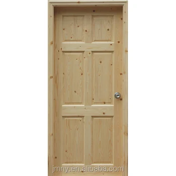 Cheap Price Interior 6 Panel Clear Flush Knotty Pine Solid Wood Door Buy China Solid Wood Doors Used Solid Wood Interior Doors Solid Wood Interior